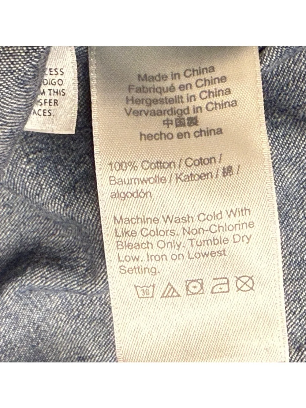 J. Crew 100% Cotton Slim-fit Chambray Shirt